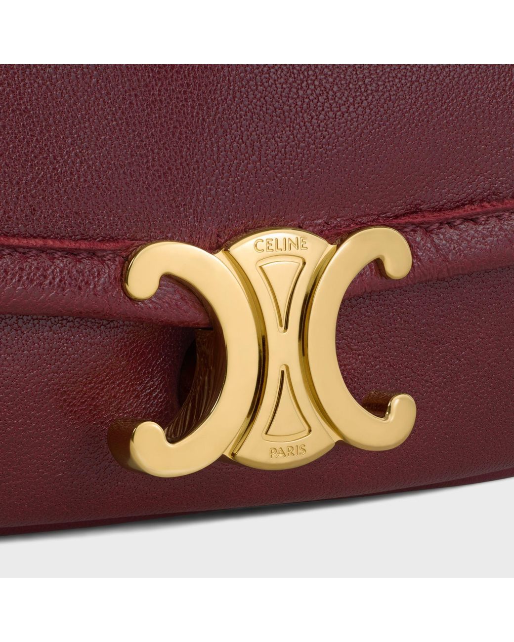 Céline Purple Little Halfmoon Soft Triomphe