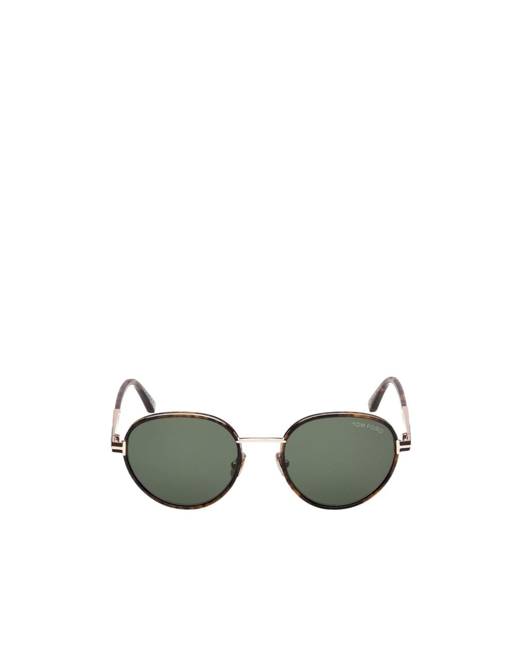 Tom Ford Green Round-Frame Sunglasses for men