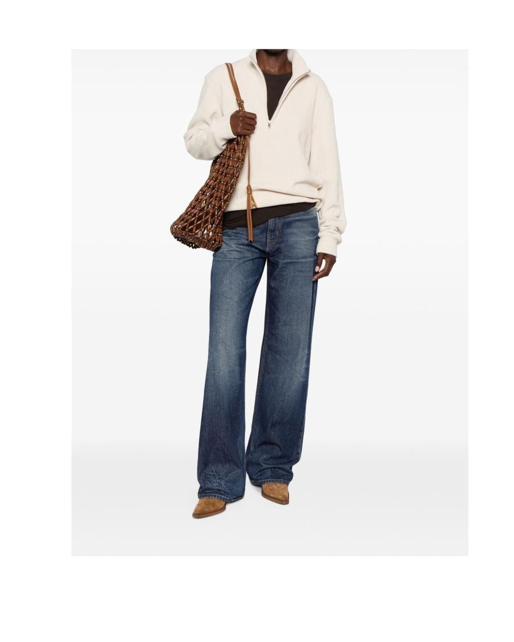 Haikure Blue Straight-Leg Jeans