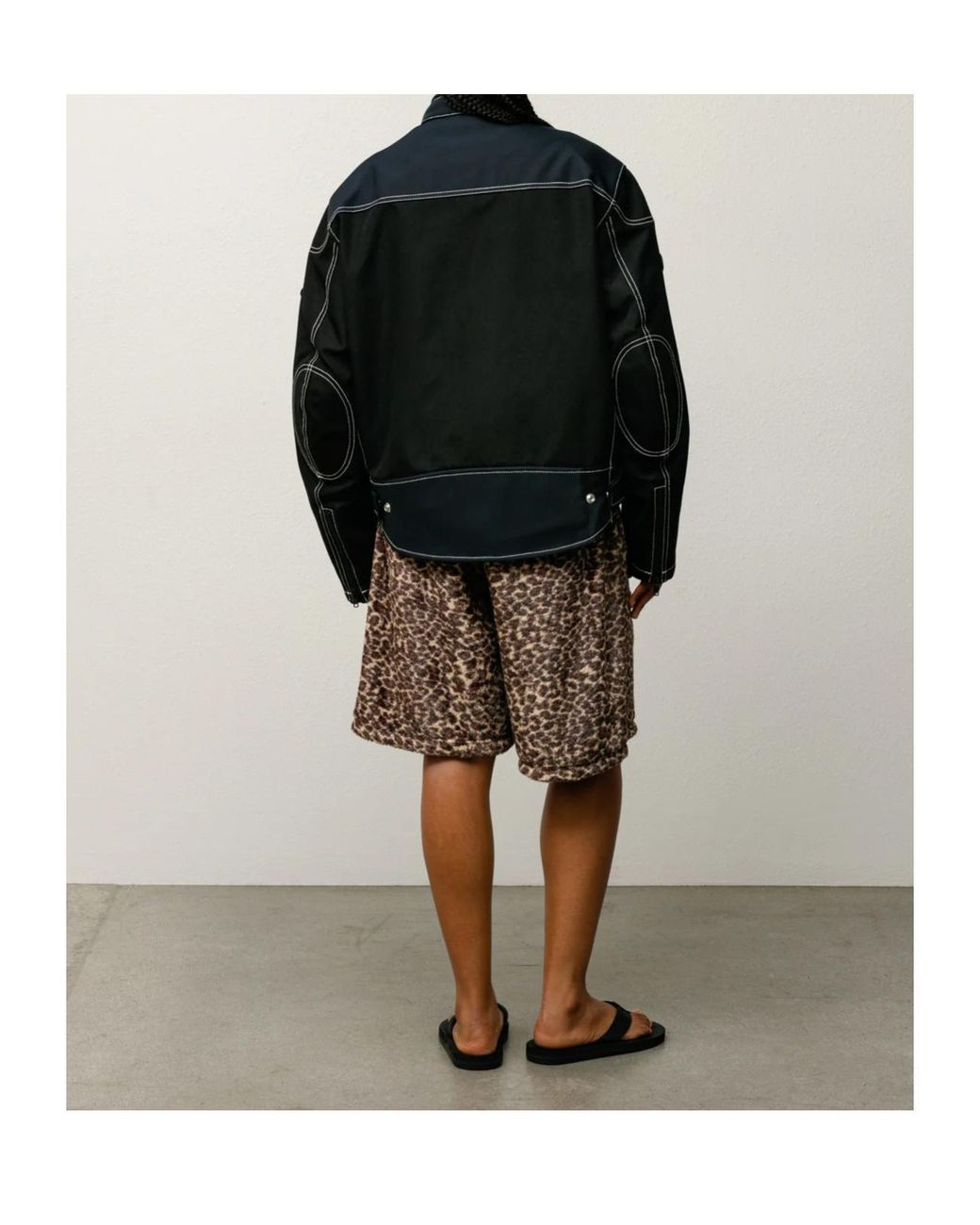 Stussy Brown Leopard Short for men