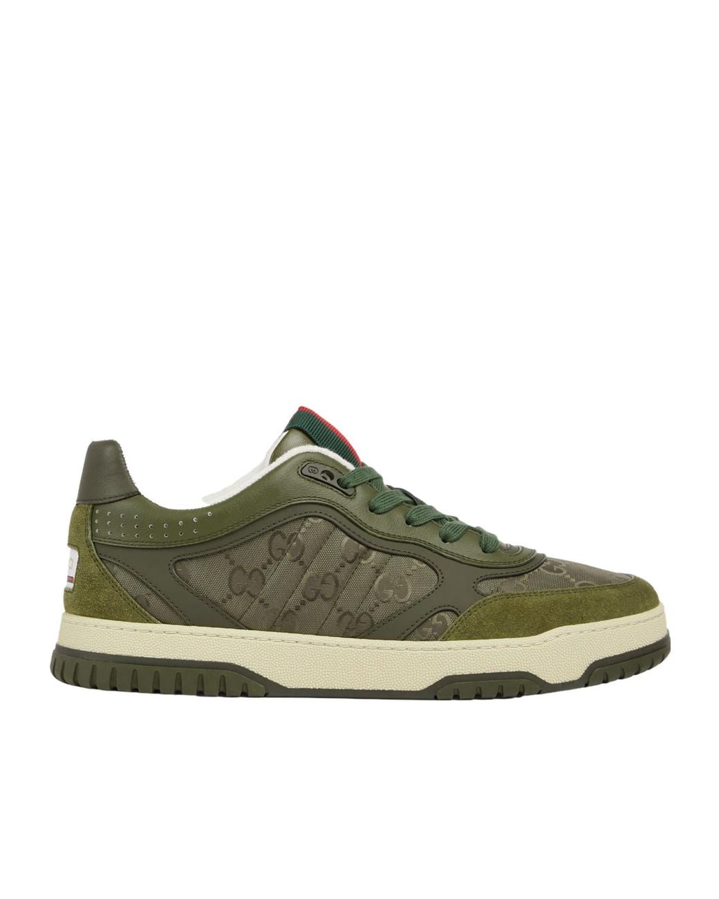 Gucci Green Re-Web Sneaker, Nylon for men