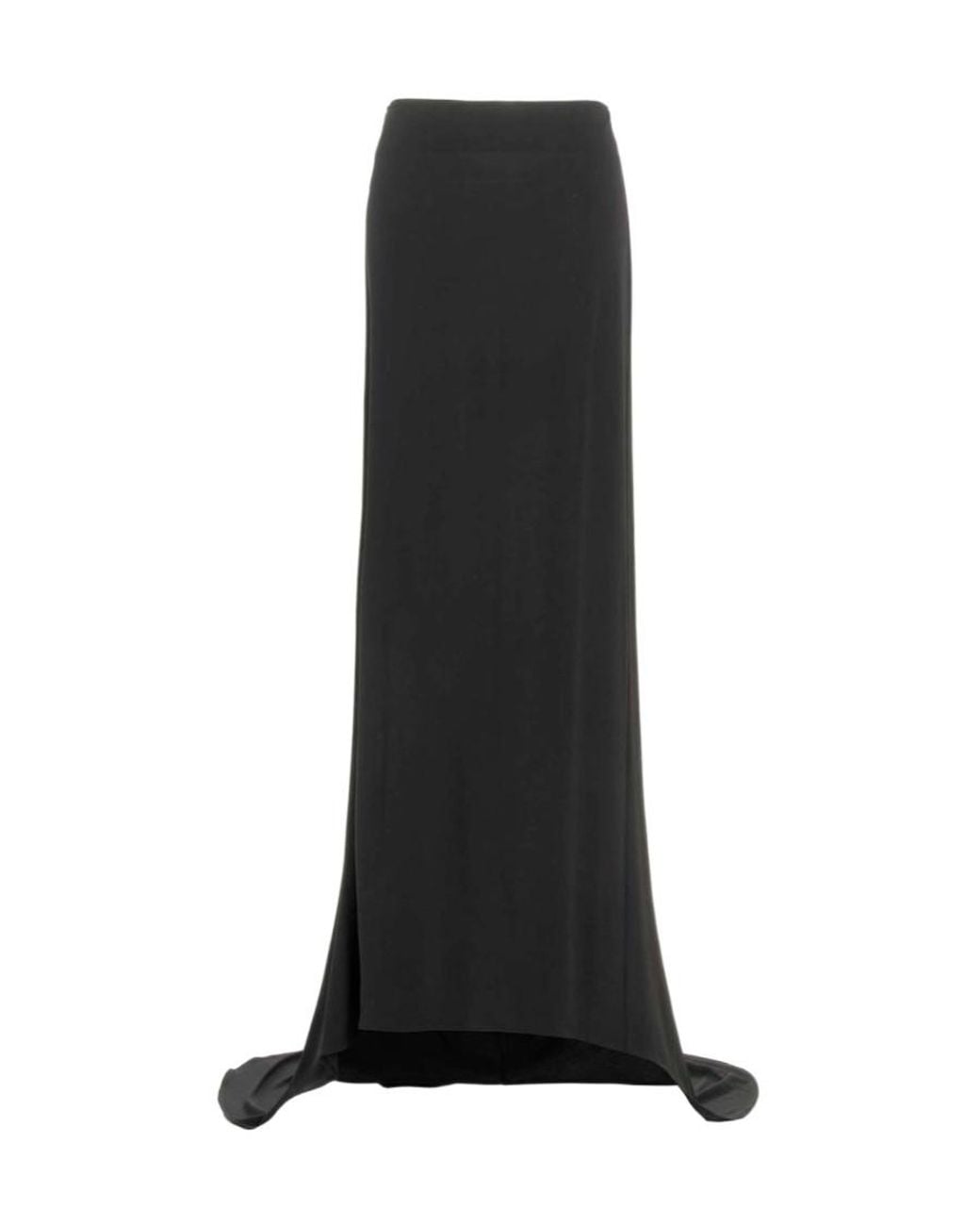 Magda Butrym Black Asymmetric Long Skirt