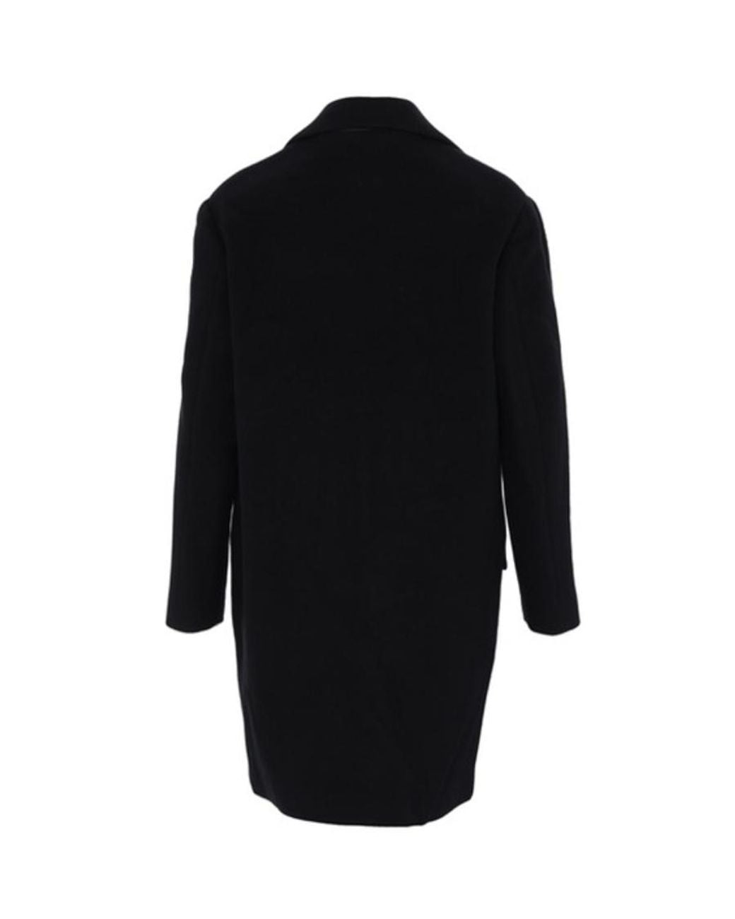 Moschino Black Single-Breasted Coat