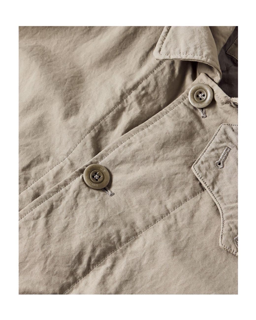 C P Company Gray Button-Down Trench Coat for men