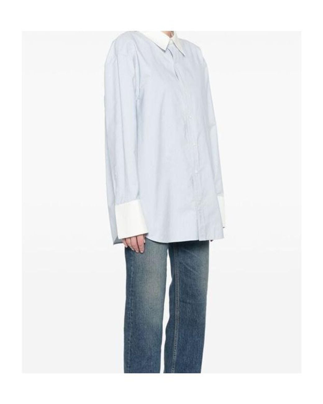 Saint Laurent Blue Winchester Boyfriend Shirt