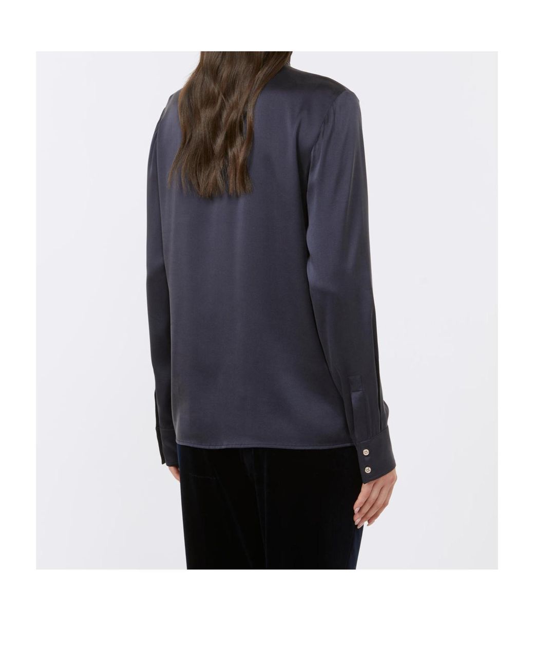 Max Mara Blue Long Sleeve Shirt