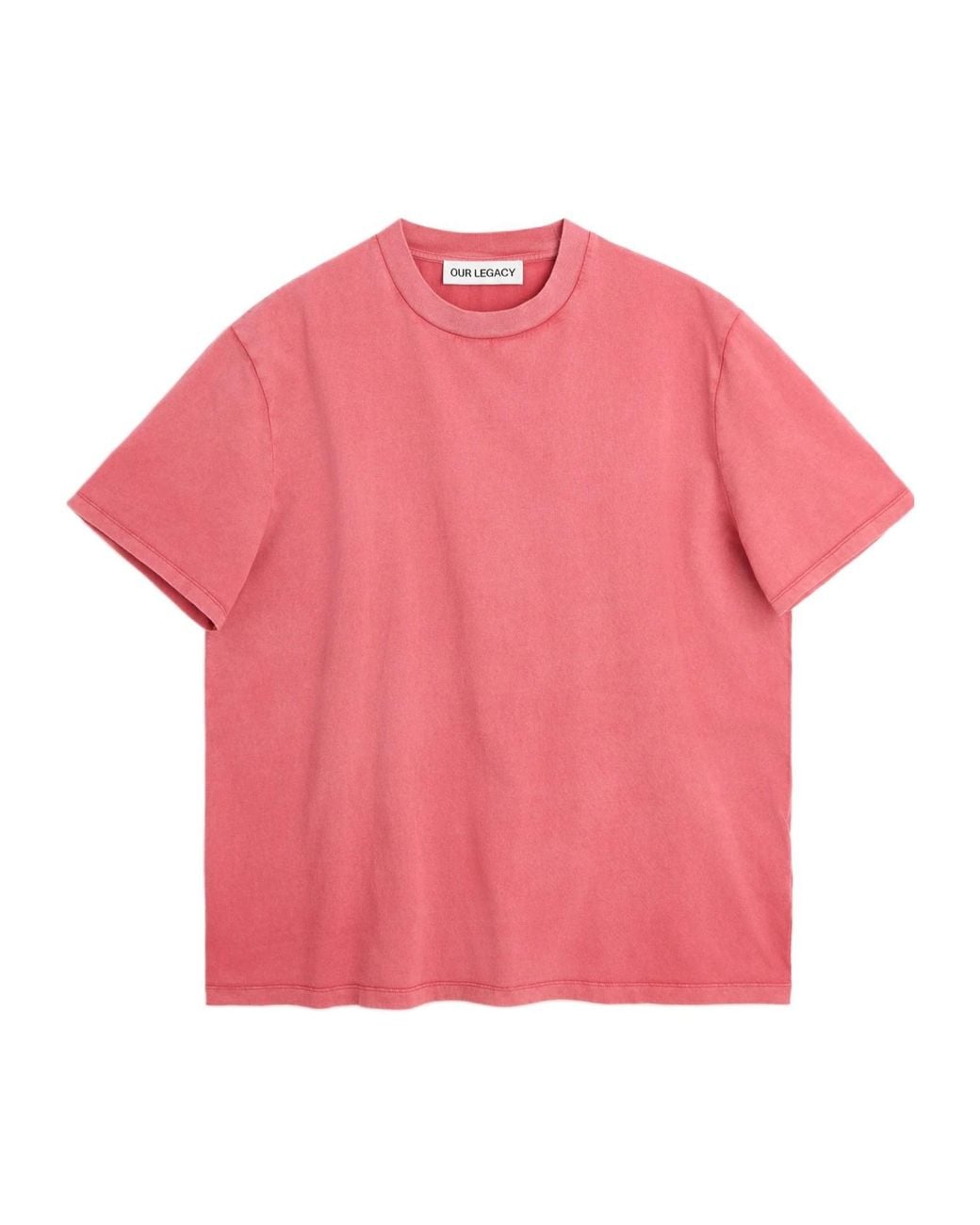 Our Legacy Pink Organic Cotton Graphic T-Shirt For for men