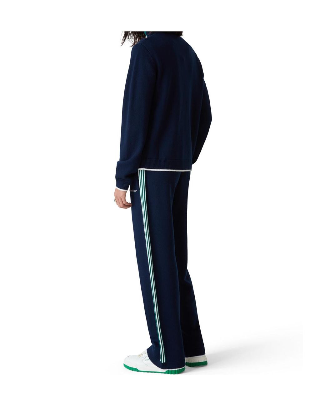 Casablanca Blue Embroidered Logo Pants for men