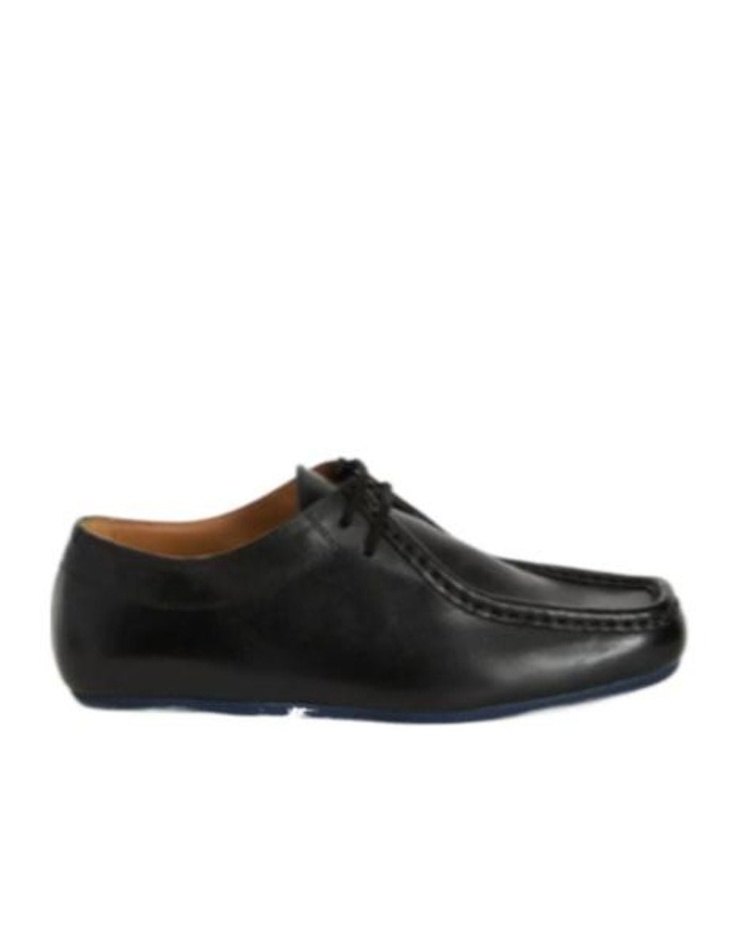 Jil Sander Black Moccasin Lace-Up Shoes