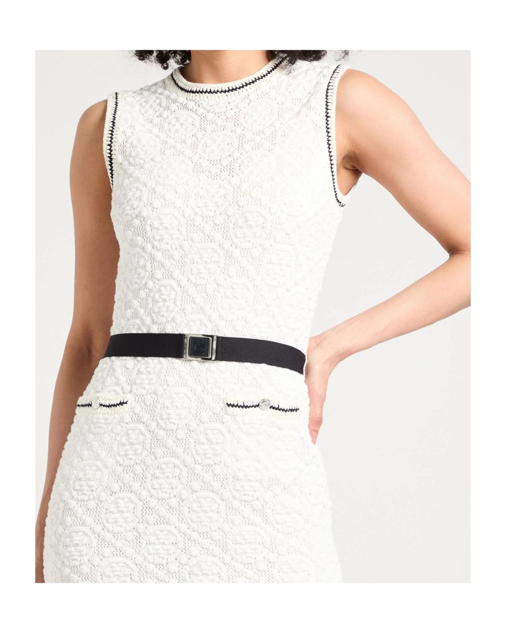 Tory Burch White Midi Dress