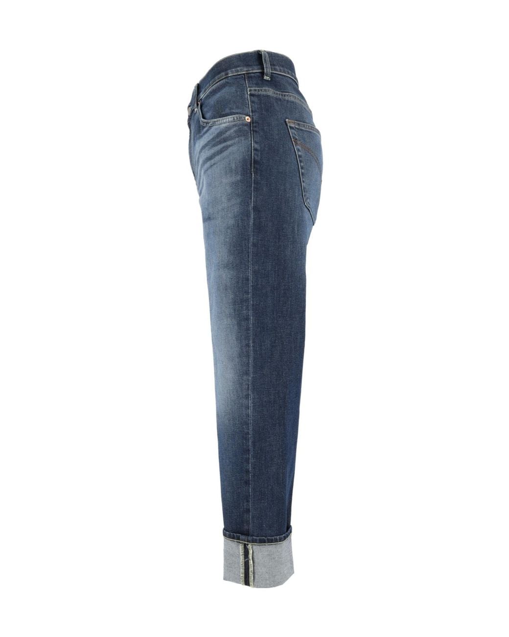 Dondup Blue Paco Faded-Effect Jeans for men