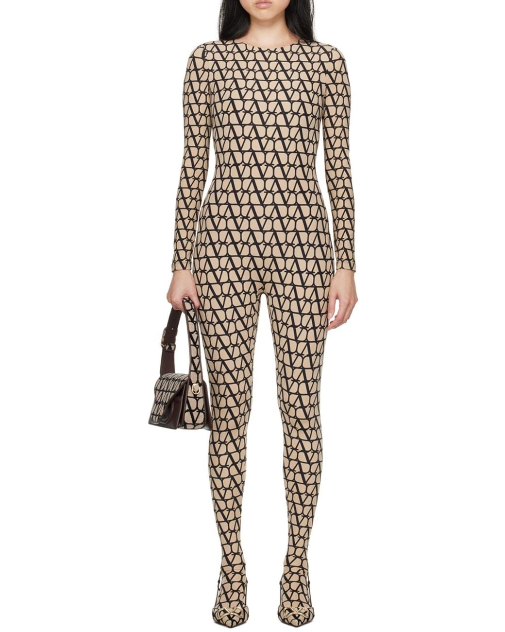 Valentino Natural Toile Iconographe Jumpsuit