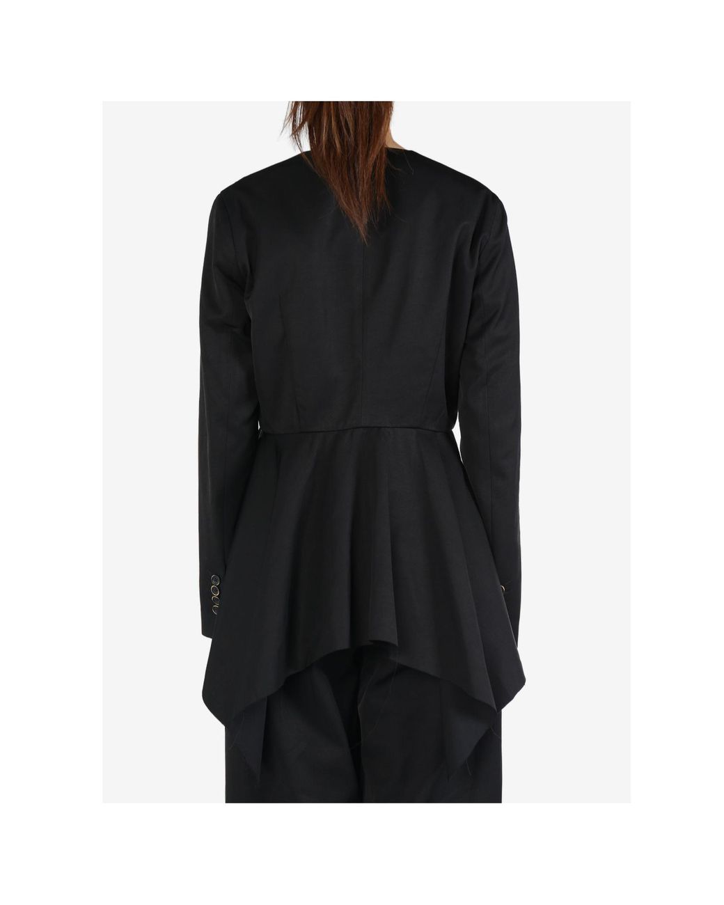Uma Wang Black Long-Sleeved Casual Jacket