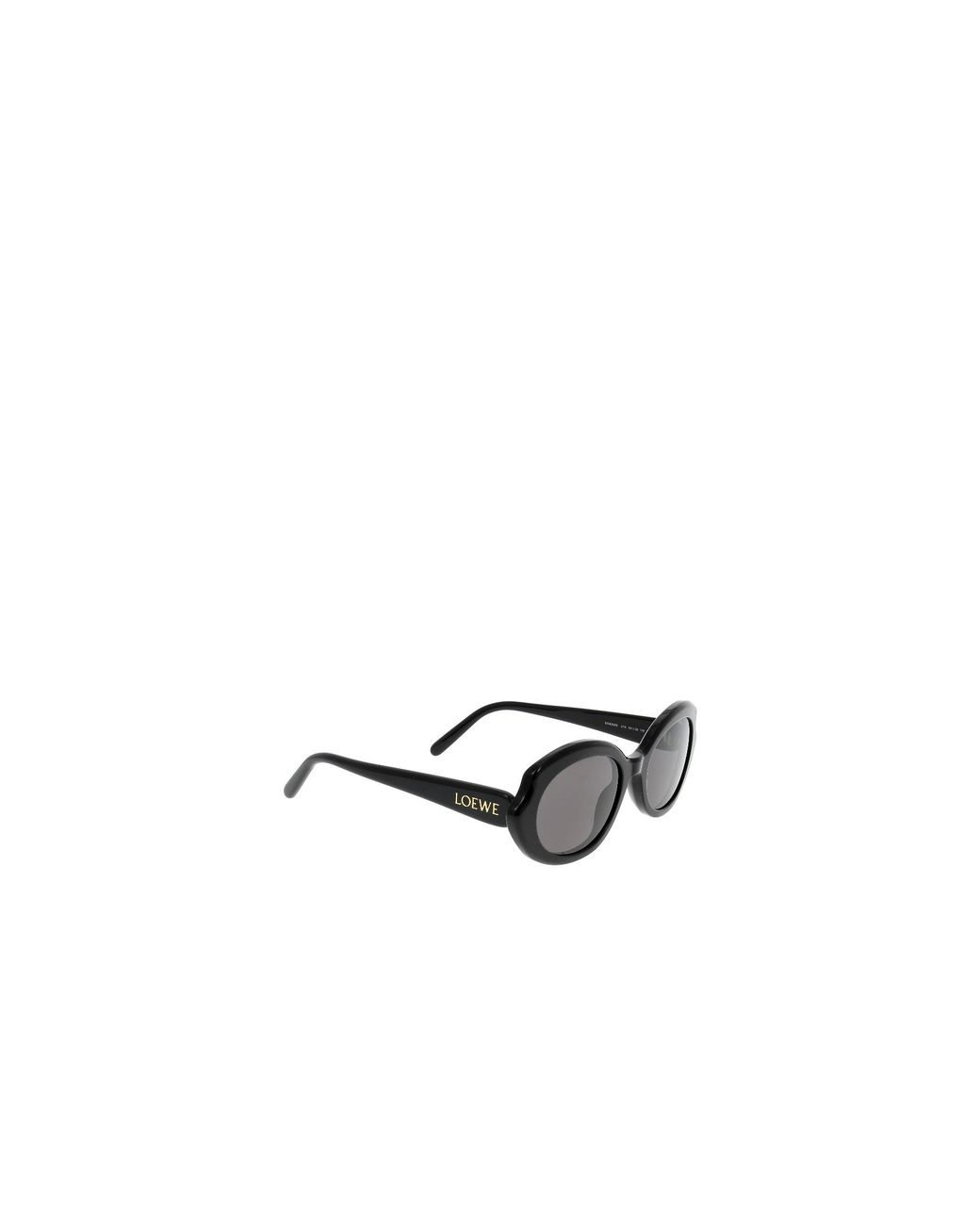 Loewe White Oval Frame Sunglasses