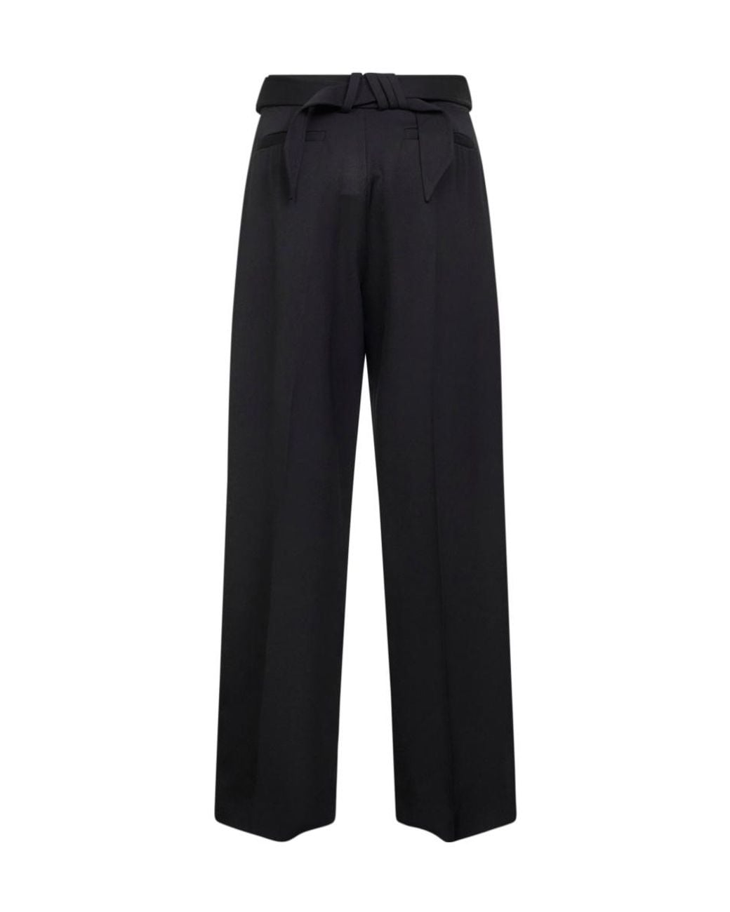 The Attico Black The Pleated Trousers