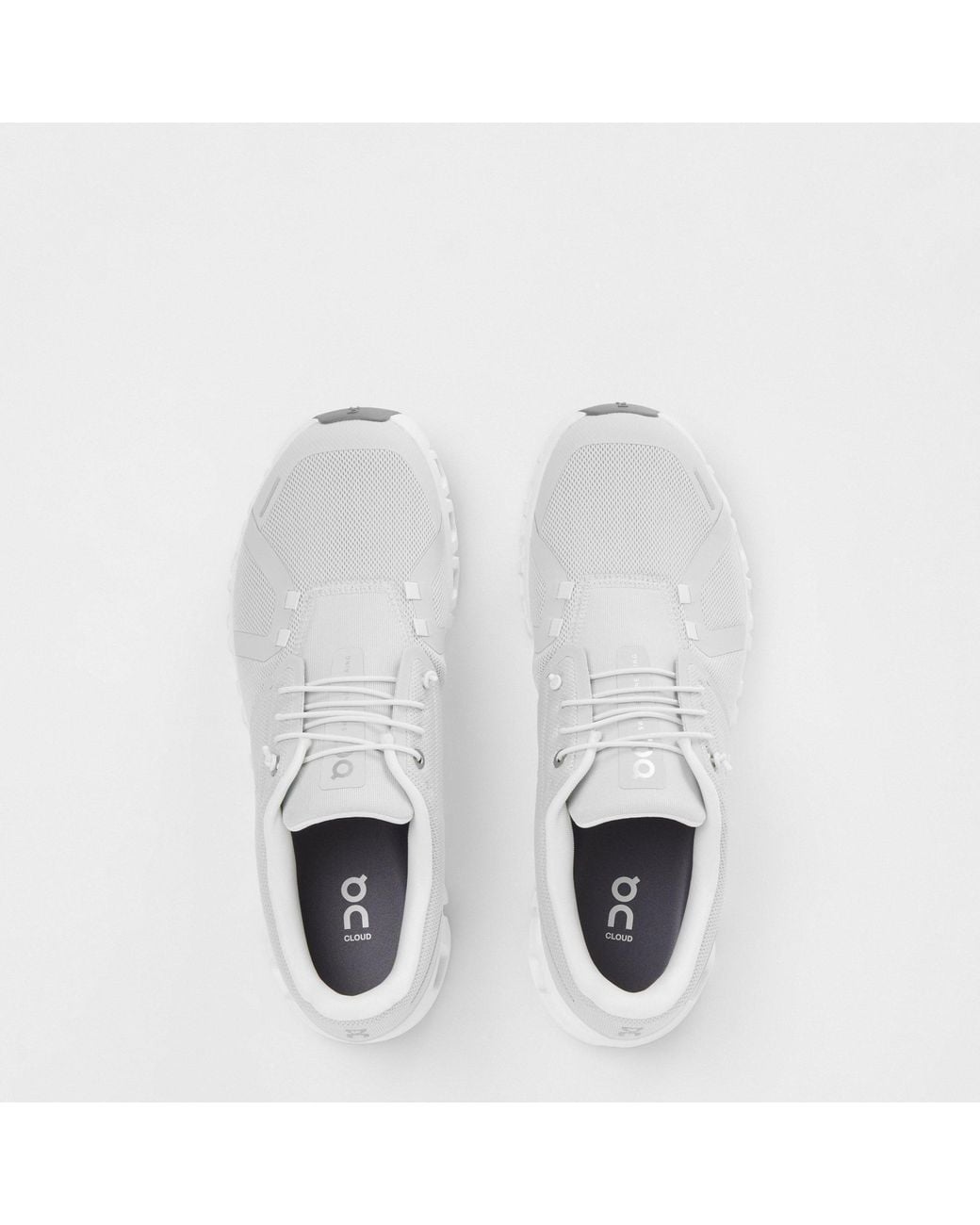 On Shoes White Mesh Lace-Up Sneakers for men