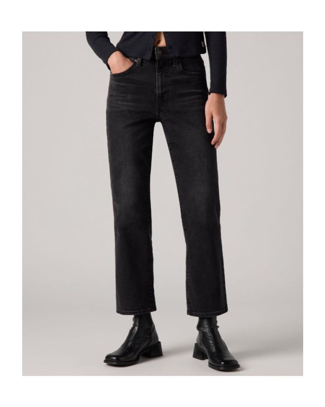 Levi's Blue 725 Kick Boot Bootcut Jeans