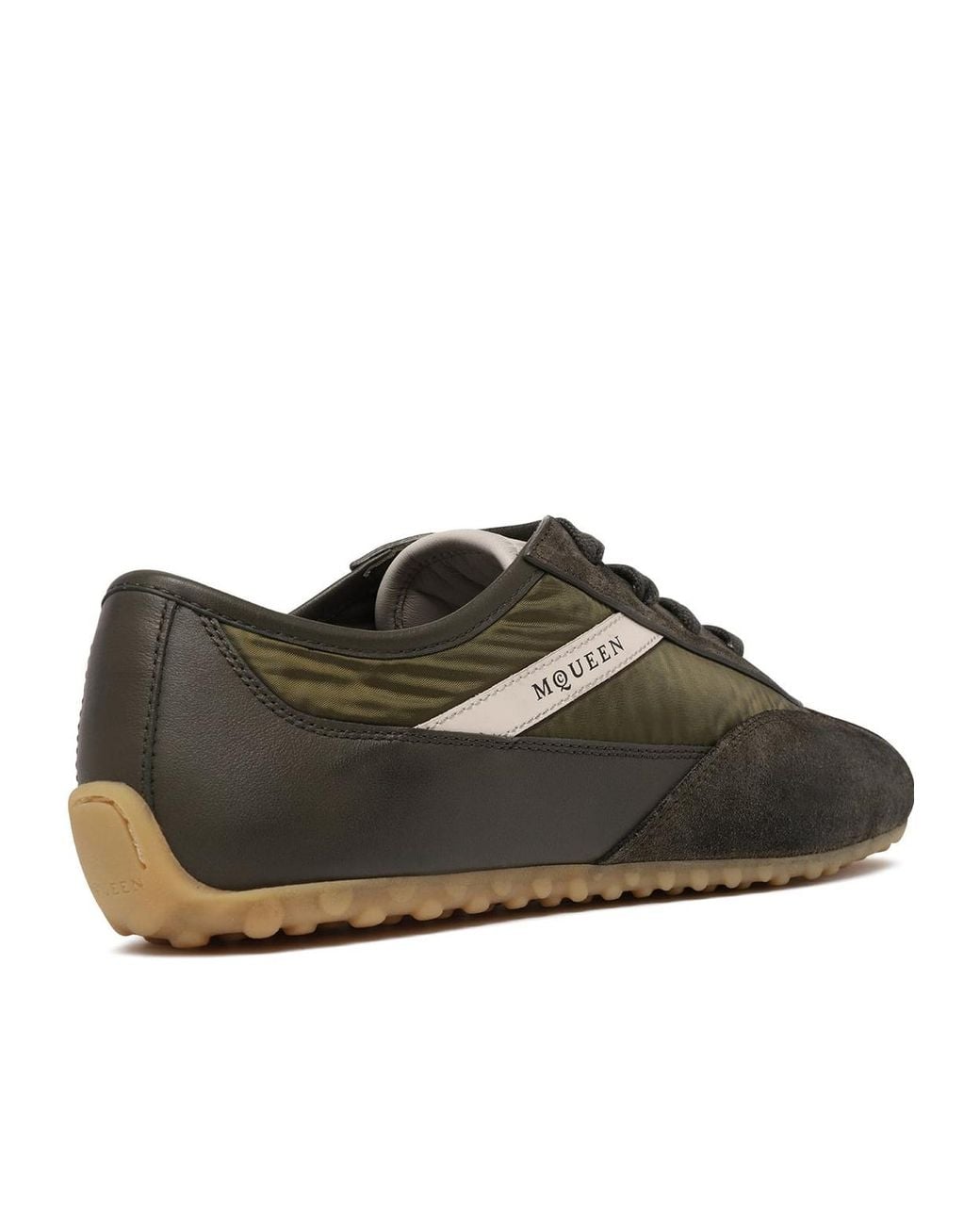 McQueen Brown Boxe Low-Top Sneakers for men