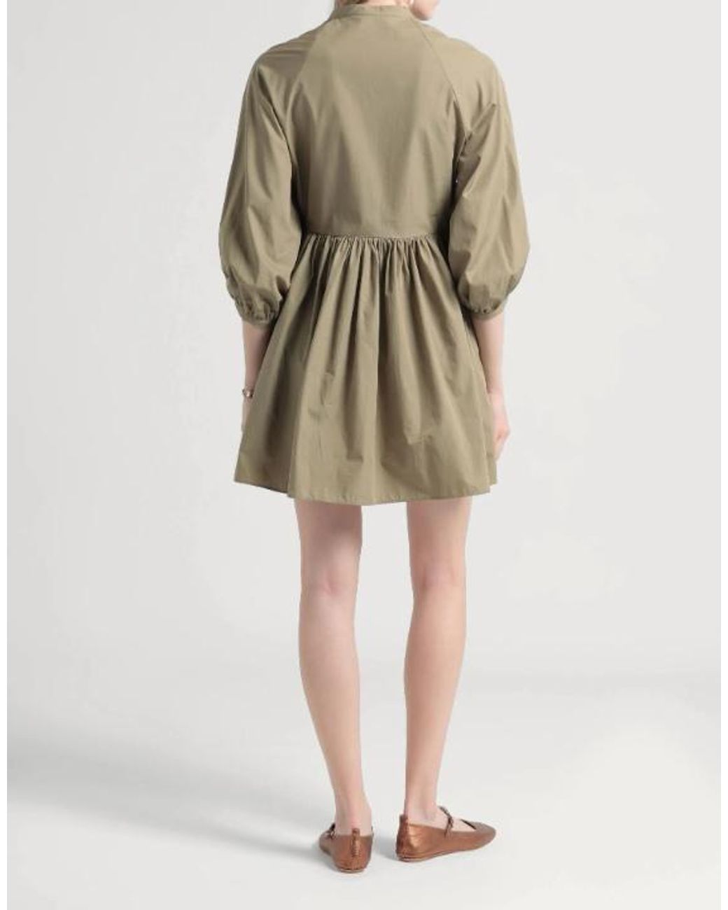 MAX&Co. Natural Shirt Dresses