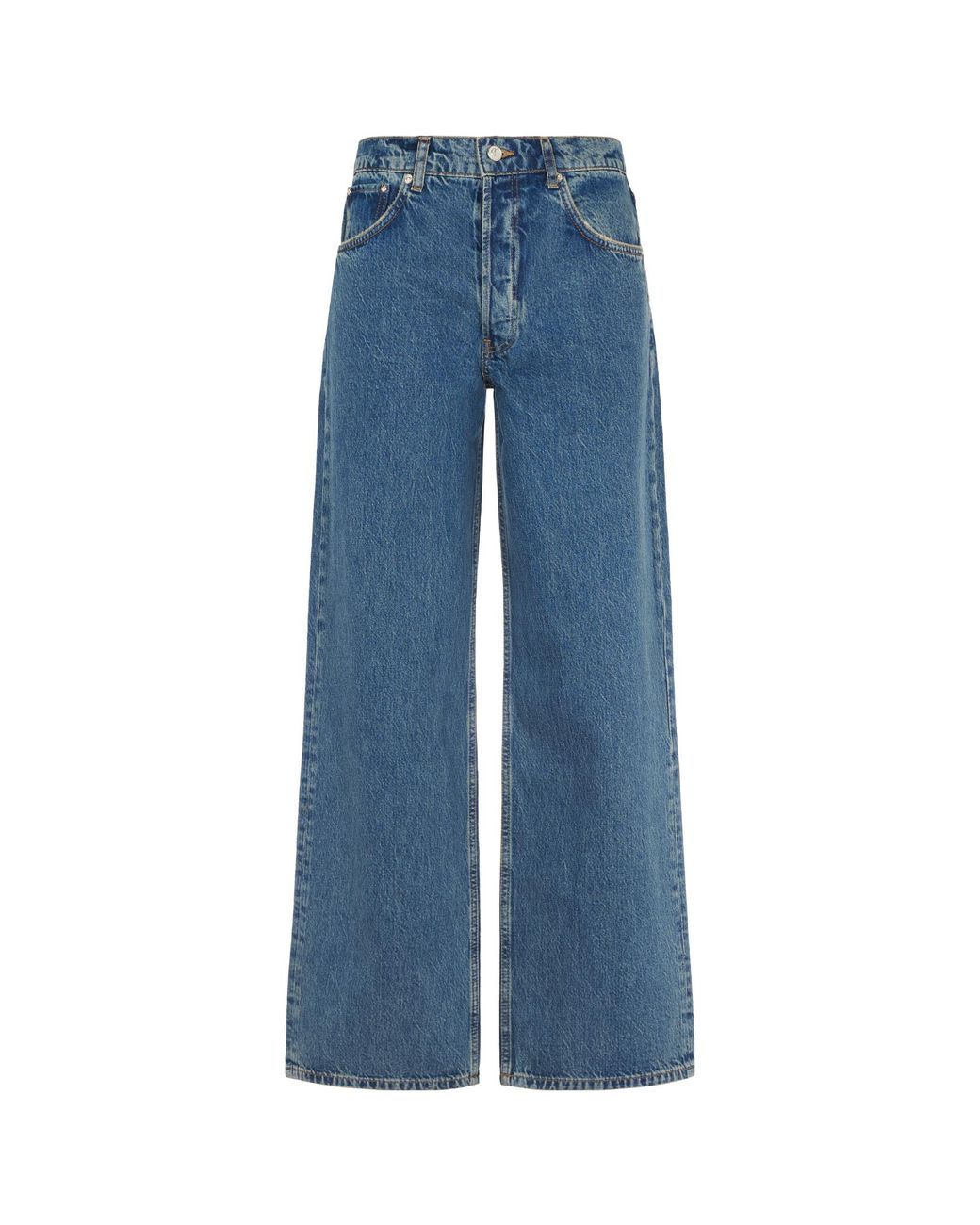 Anine Bing Blue Straight Jeans