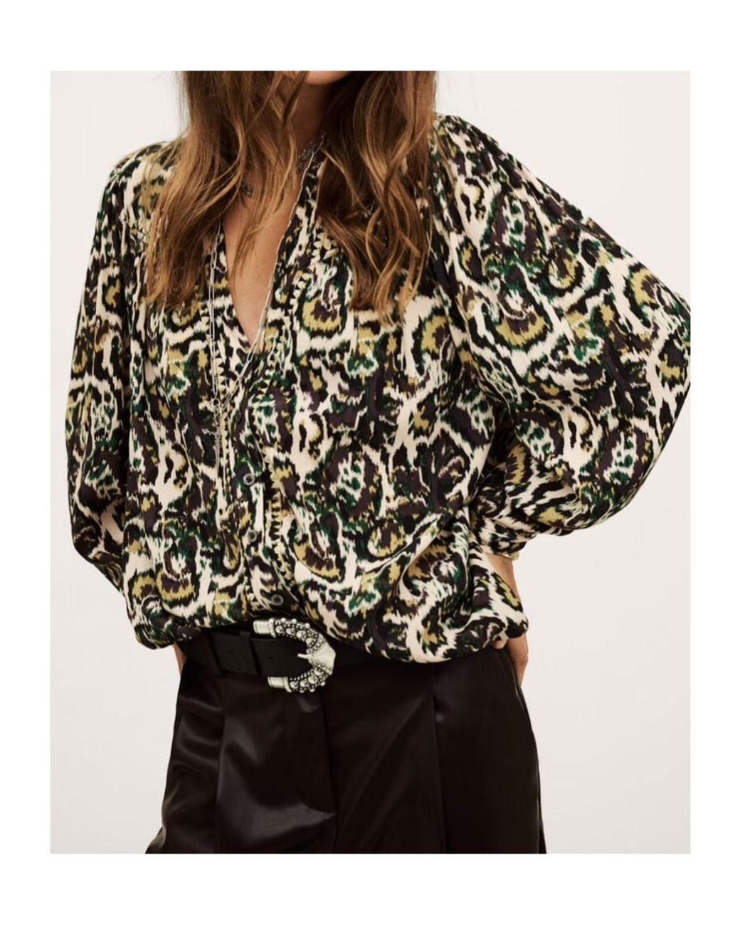 Ba&sh Multicolor Onada Printed Top