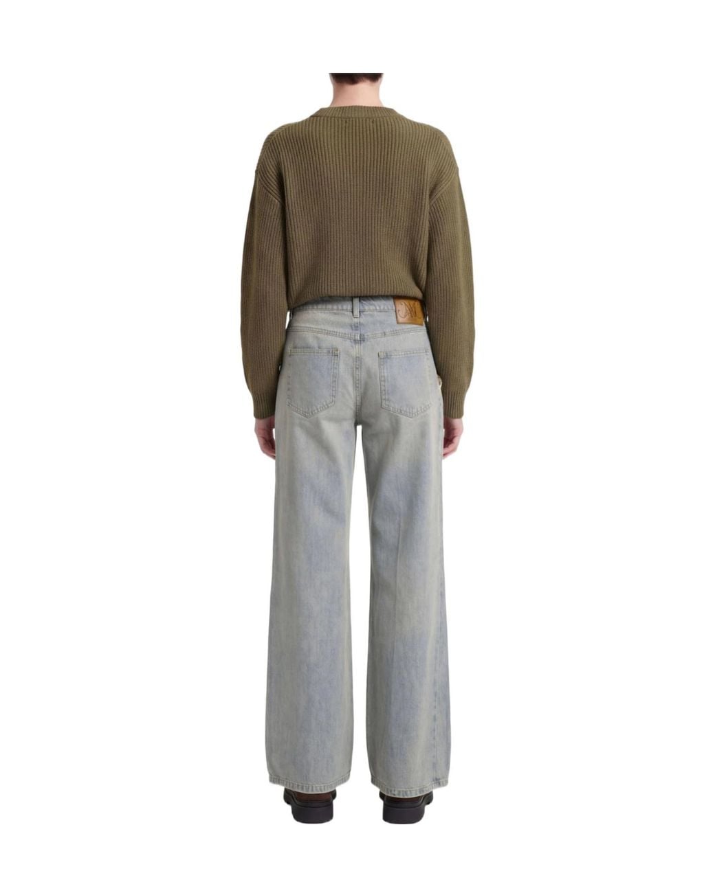 MAX&Co. Gray Denim Trousers
