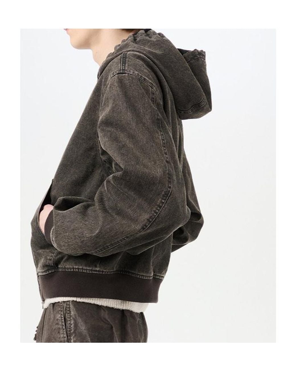 Our Legacy Gray Bank Hooded Jacket for men