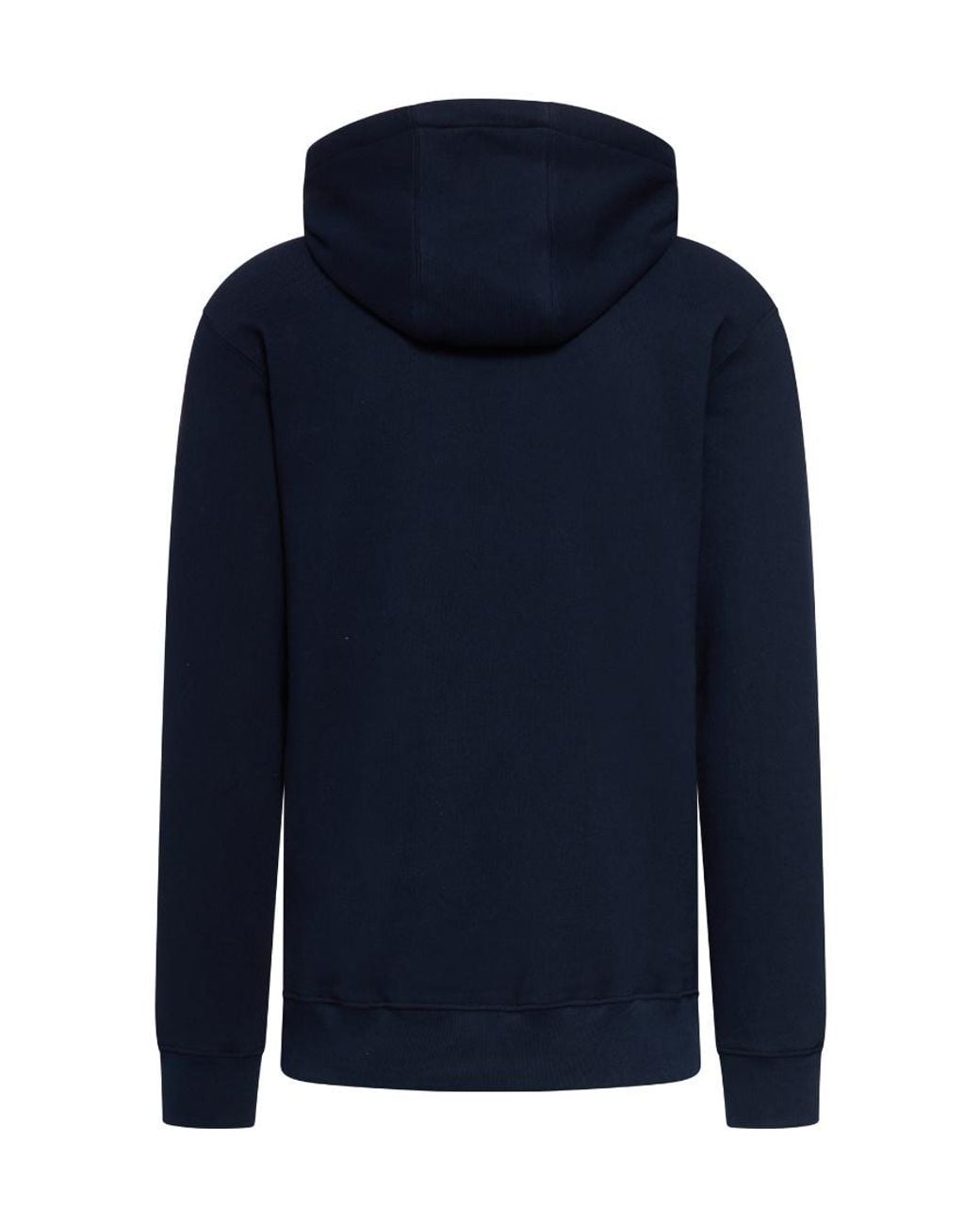 Paul & Shark Blue Logo Hooded Sweater for men