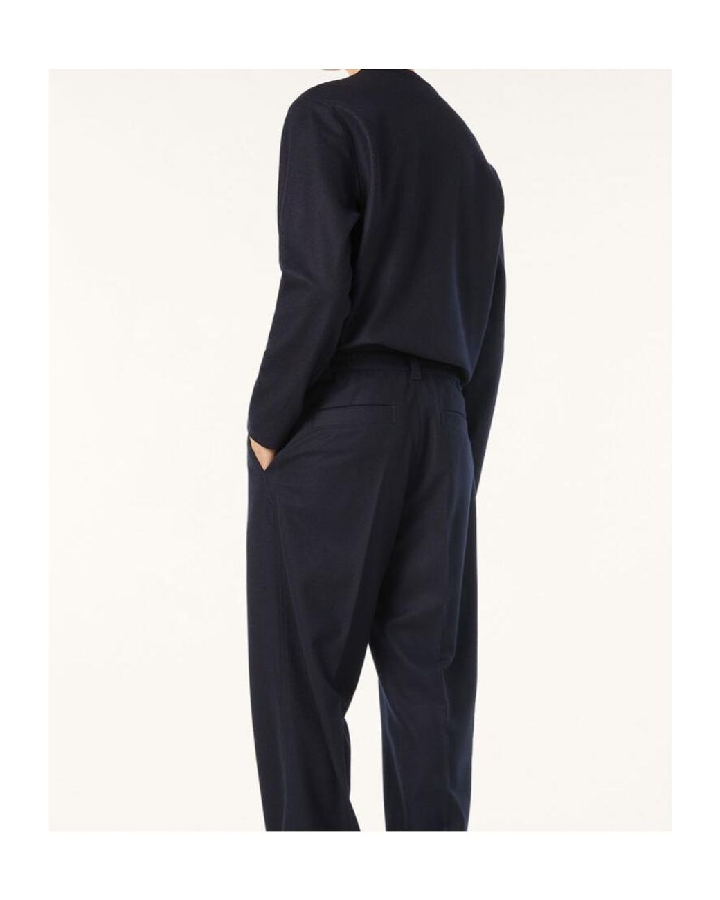 Loro Piana Blue Breia Crewneck for men