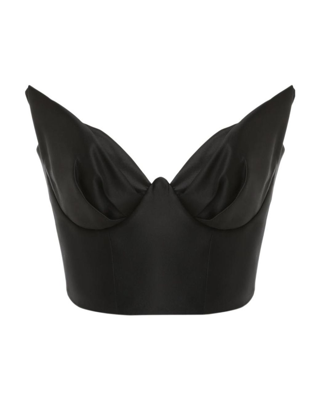Zimmermann Black Matchmaker Moulded-Cup Crop Top