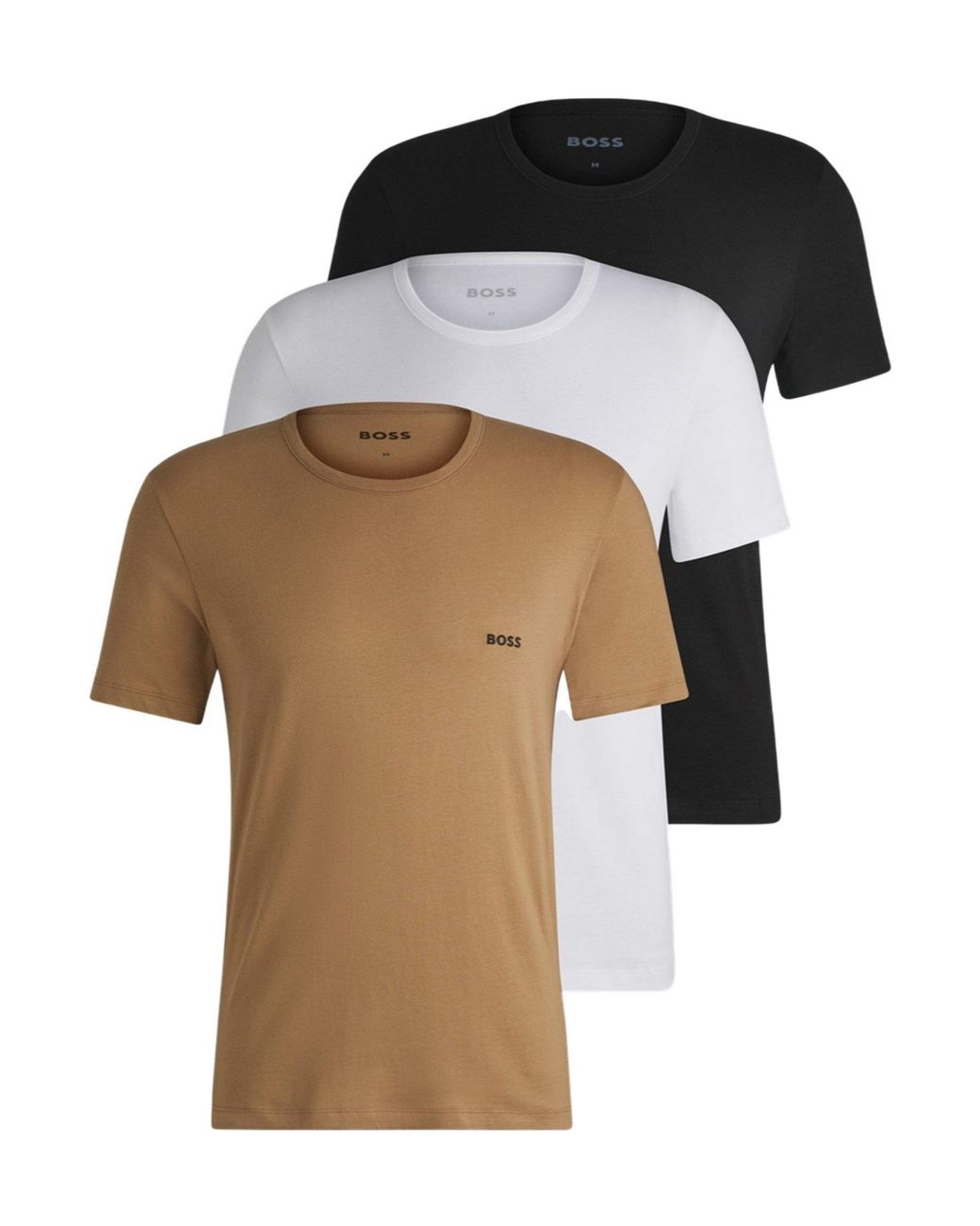 Boss Brown Cotton T-Shirts for men