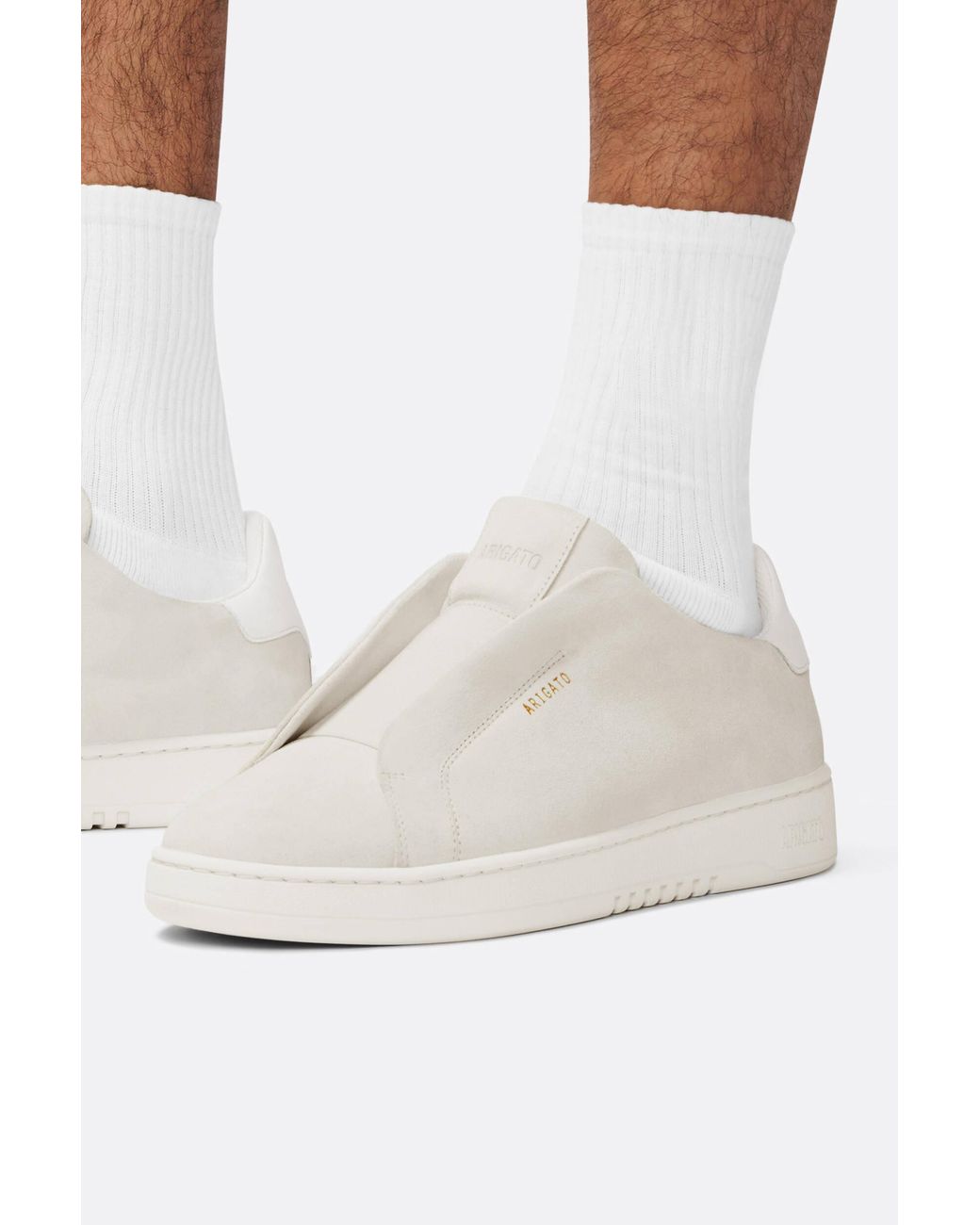 Axel Arigato White Dice Laceless Slip-On Sneakers for men