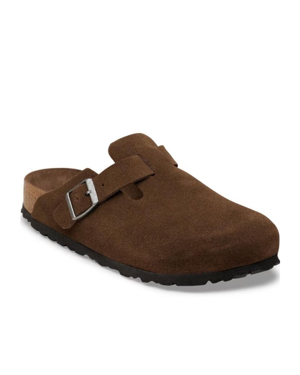 Birkenstock Brown Boston Buckled Mules for men