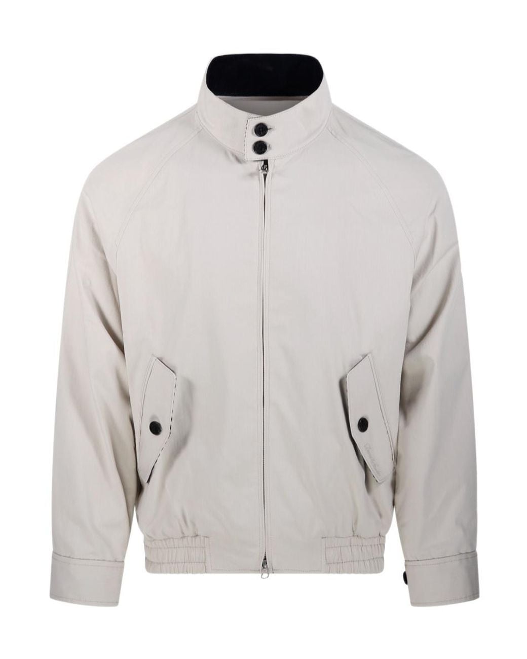 DUNST Gray Zip-Up Harrington Jacket for men