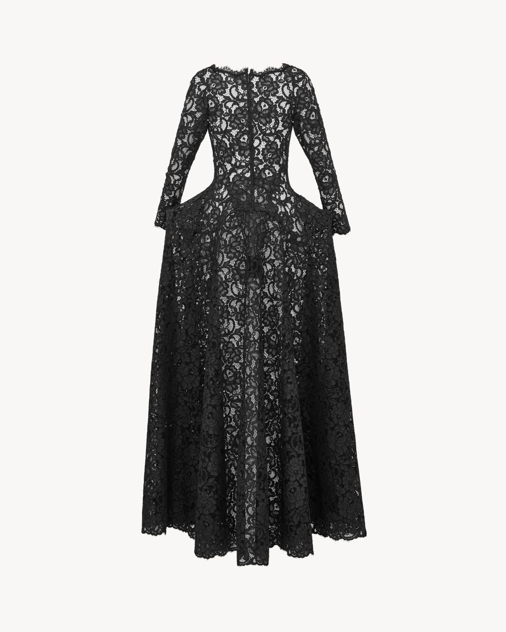 Saint Laurent Black Couture Gown
