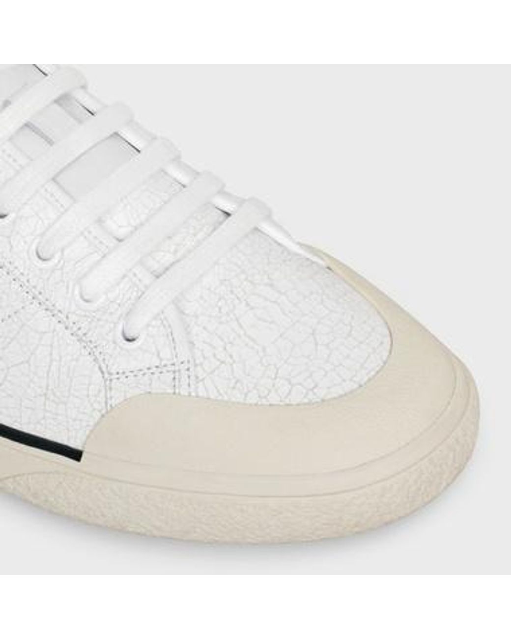 CELINE ALAN AS-01 スニーカー Celine Alan As-01 Low Lace-Up Sneaker in White for Men | Lyst