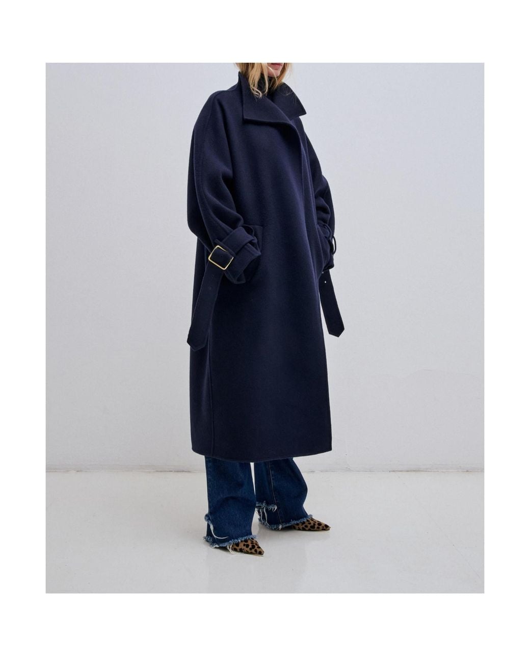 DARKPARK Blue Alba Trench Coat