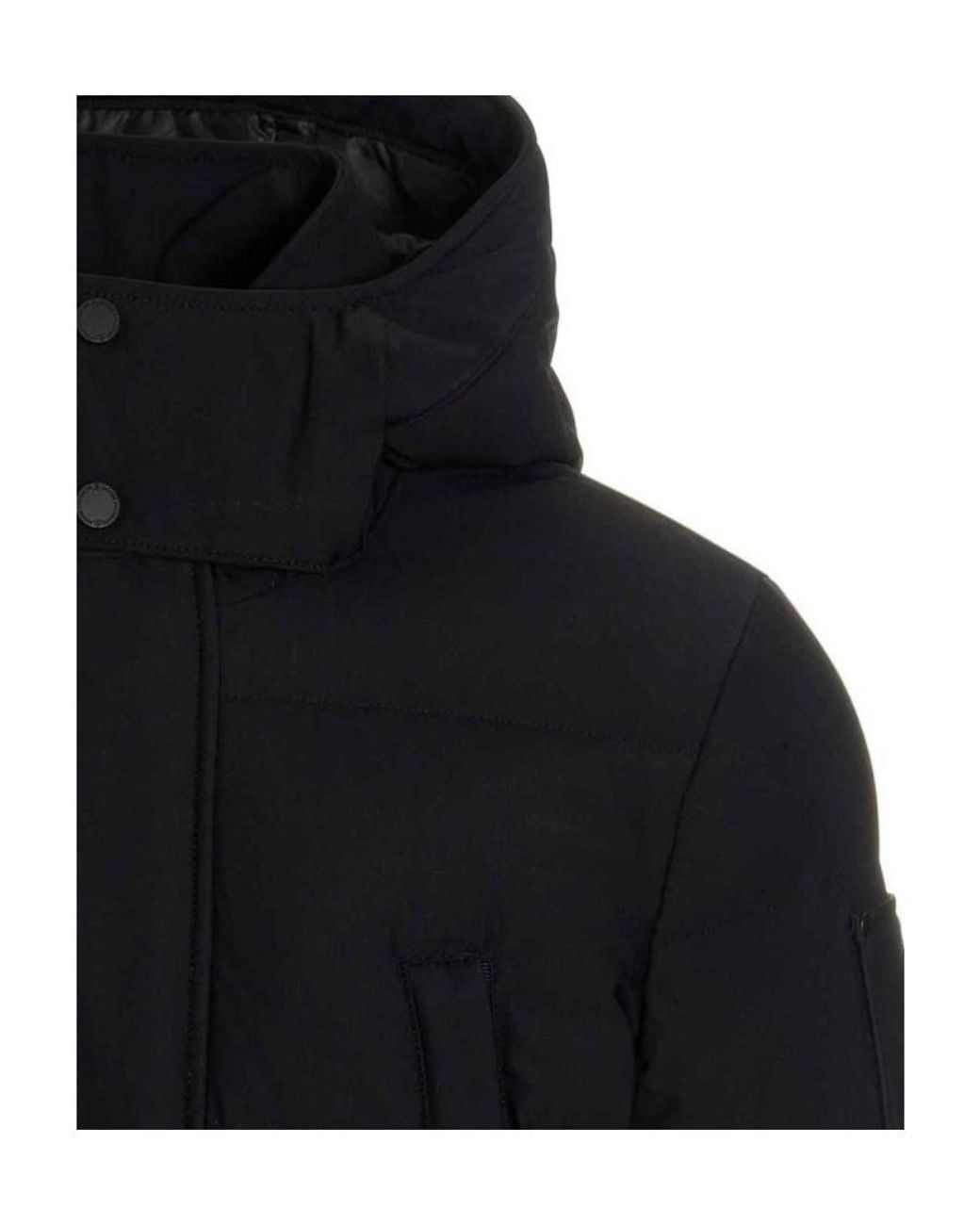 Moose Knuckles Black Valleyfield Padded Jacket for men