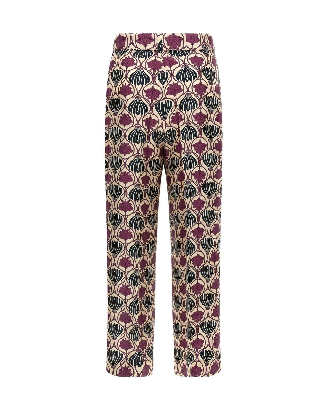 Max Mara Multicolor 'S Timec All-Over Printed Drawstring Pants