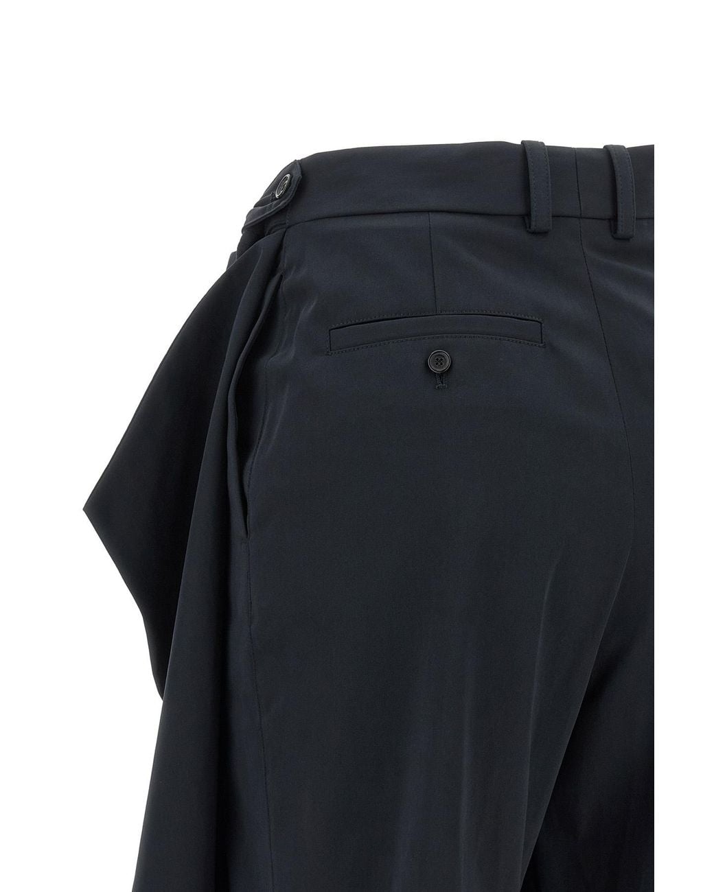 J.W. Anderson Blue Jw Anderson Draped Wide-Leg Pants