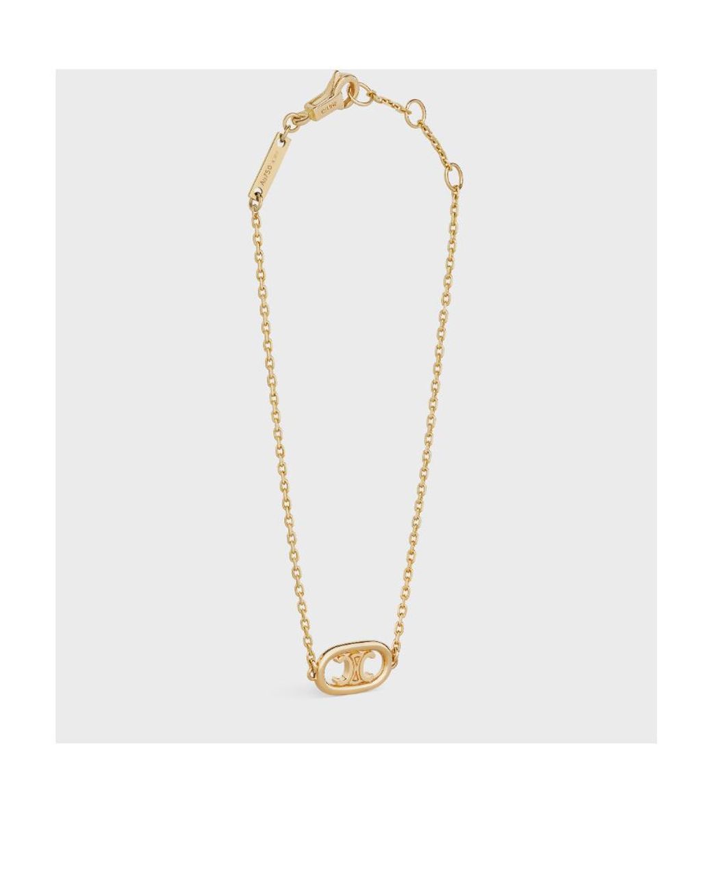 Céline White Maillon Triomphe Bracelet