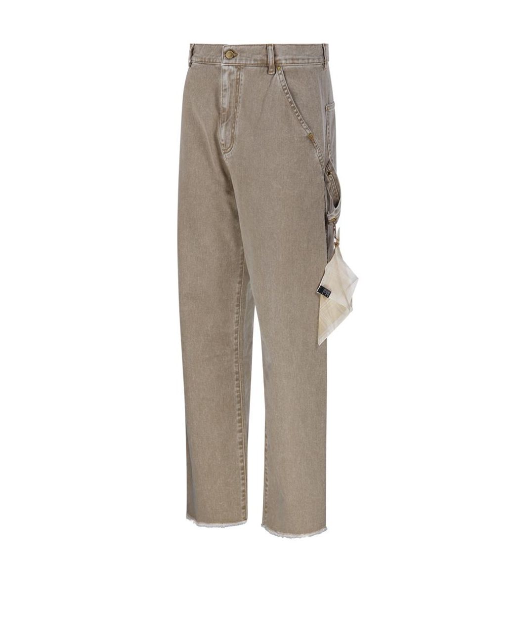 DARKPARK Gray Sienna Loose Side Split Jeans