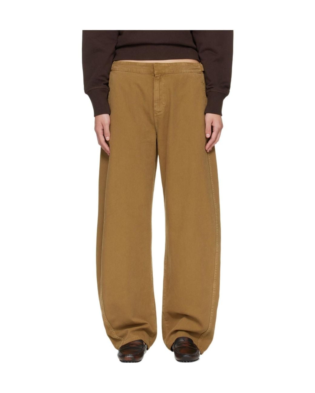 Rag & Bone Metallic Solid-Color Casual Trousers