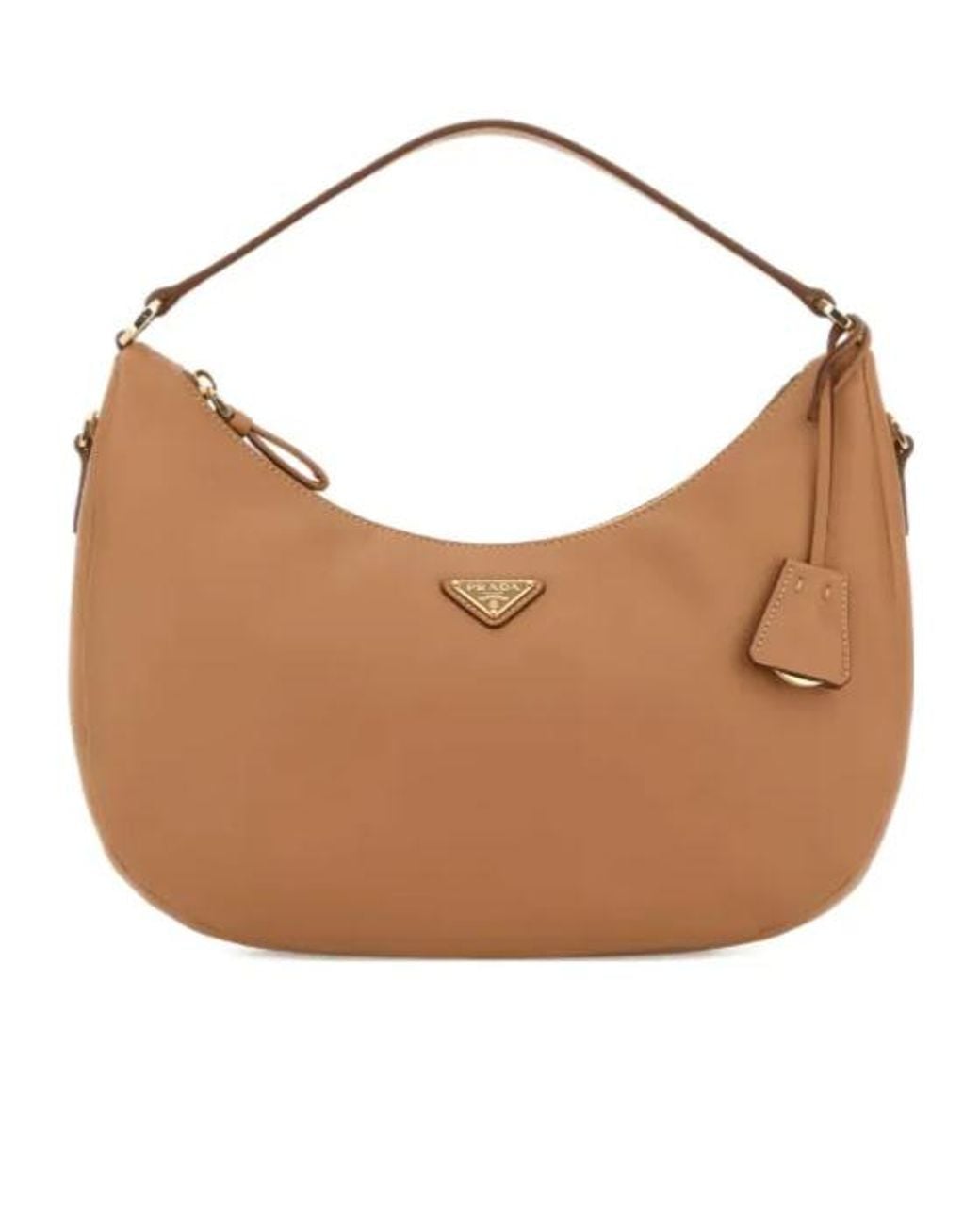 Prada Brown Zippered Handbag