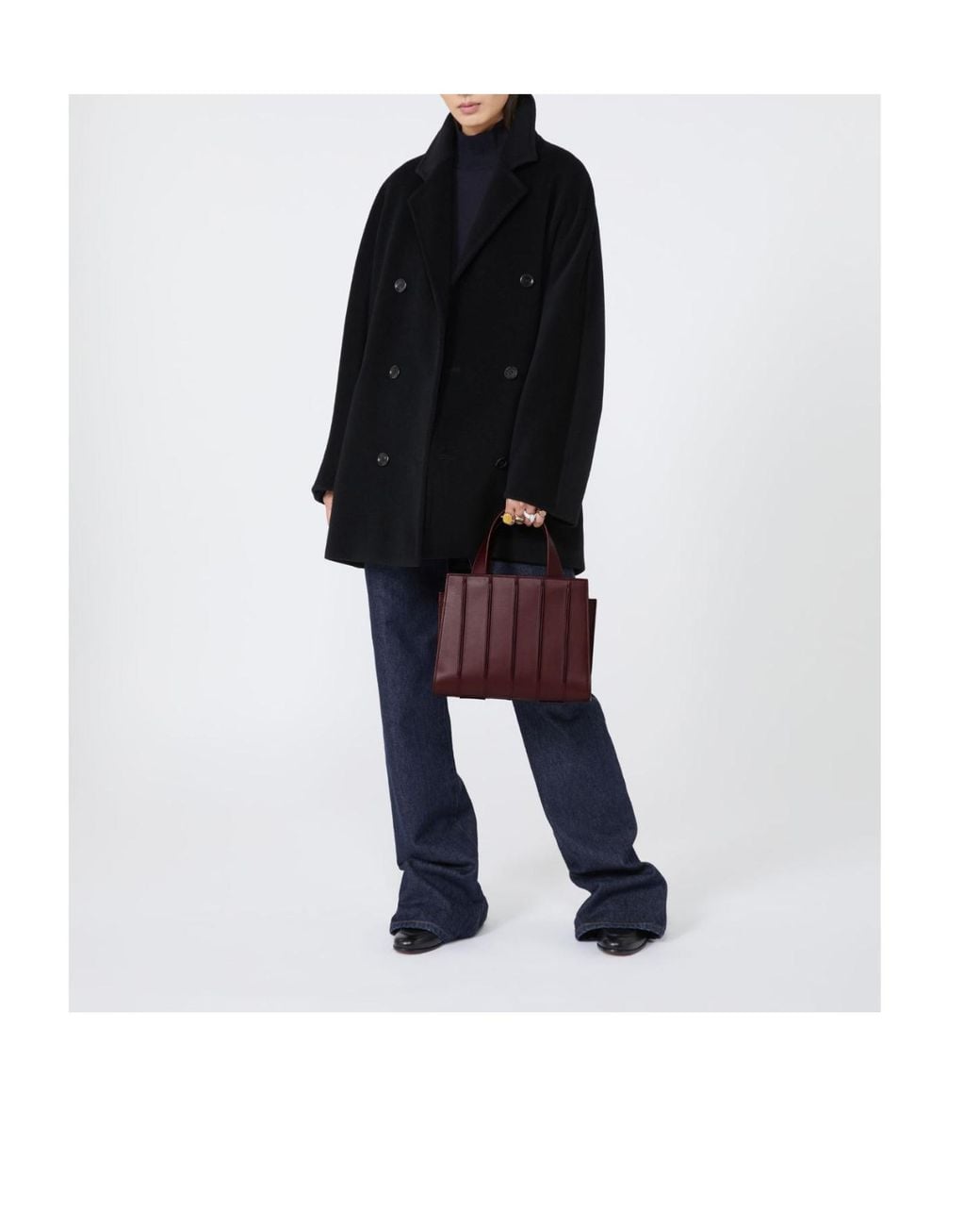 Max Mara Red Double-Handled Handbag