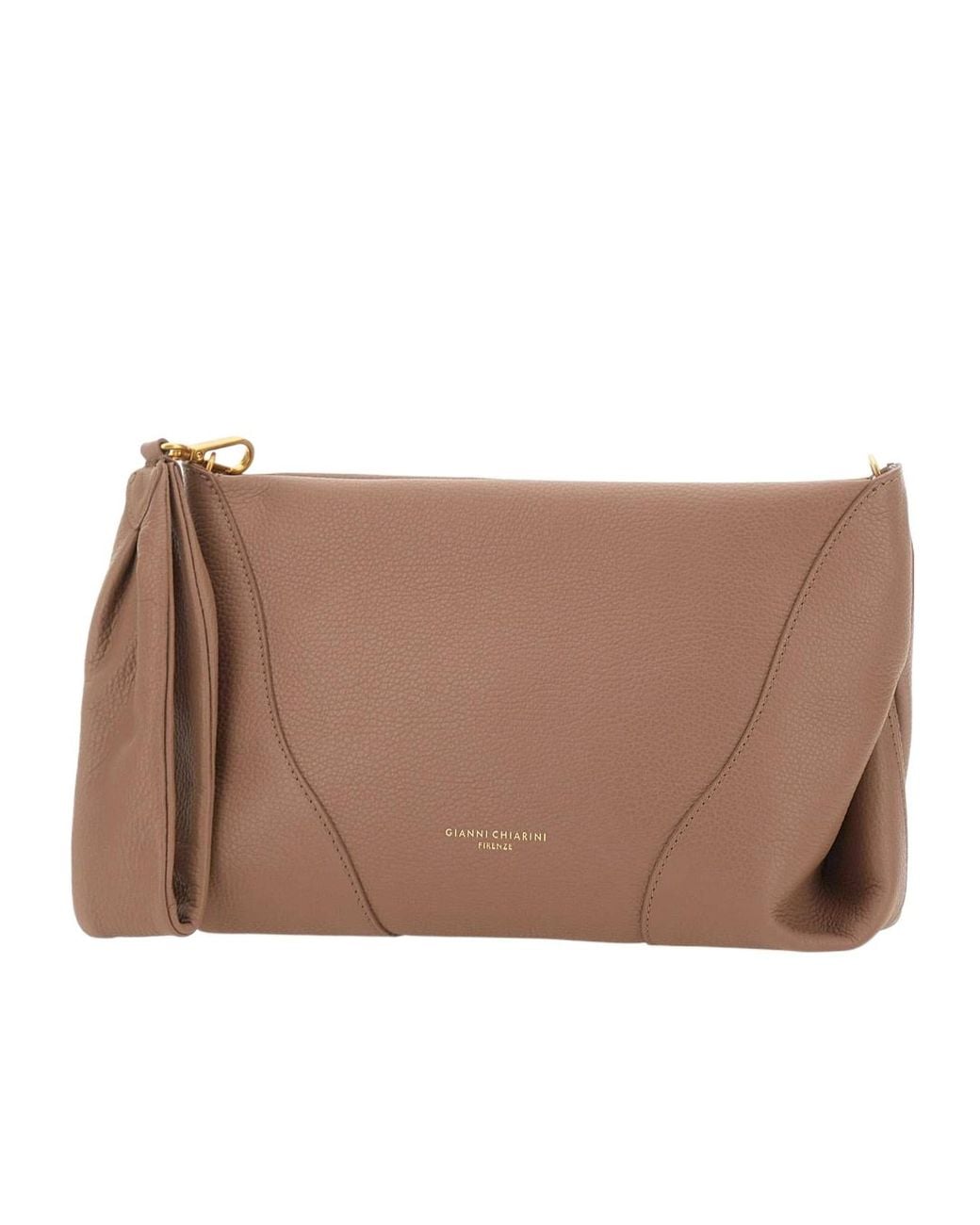 Gianni Chiarini Brown Suria Maxi Clutch Bag