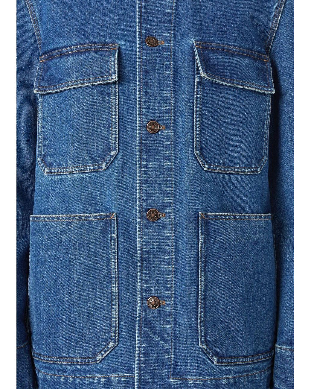 Loro Piana Blue Dean Field Denim Jacket