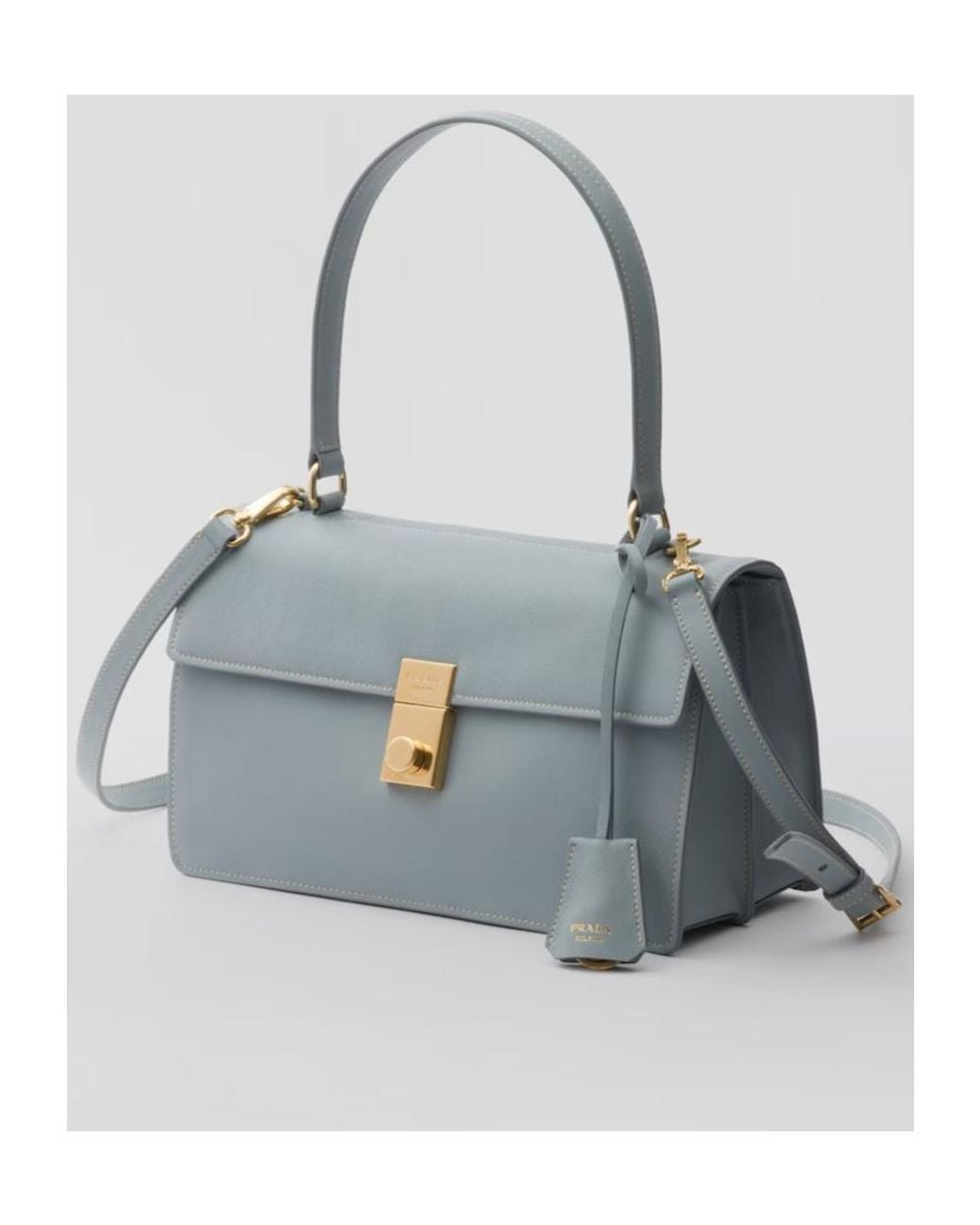 Prada Blue Soft Sound Shoulder Bag