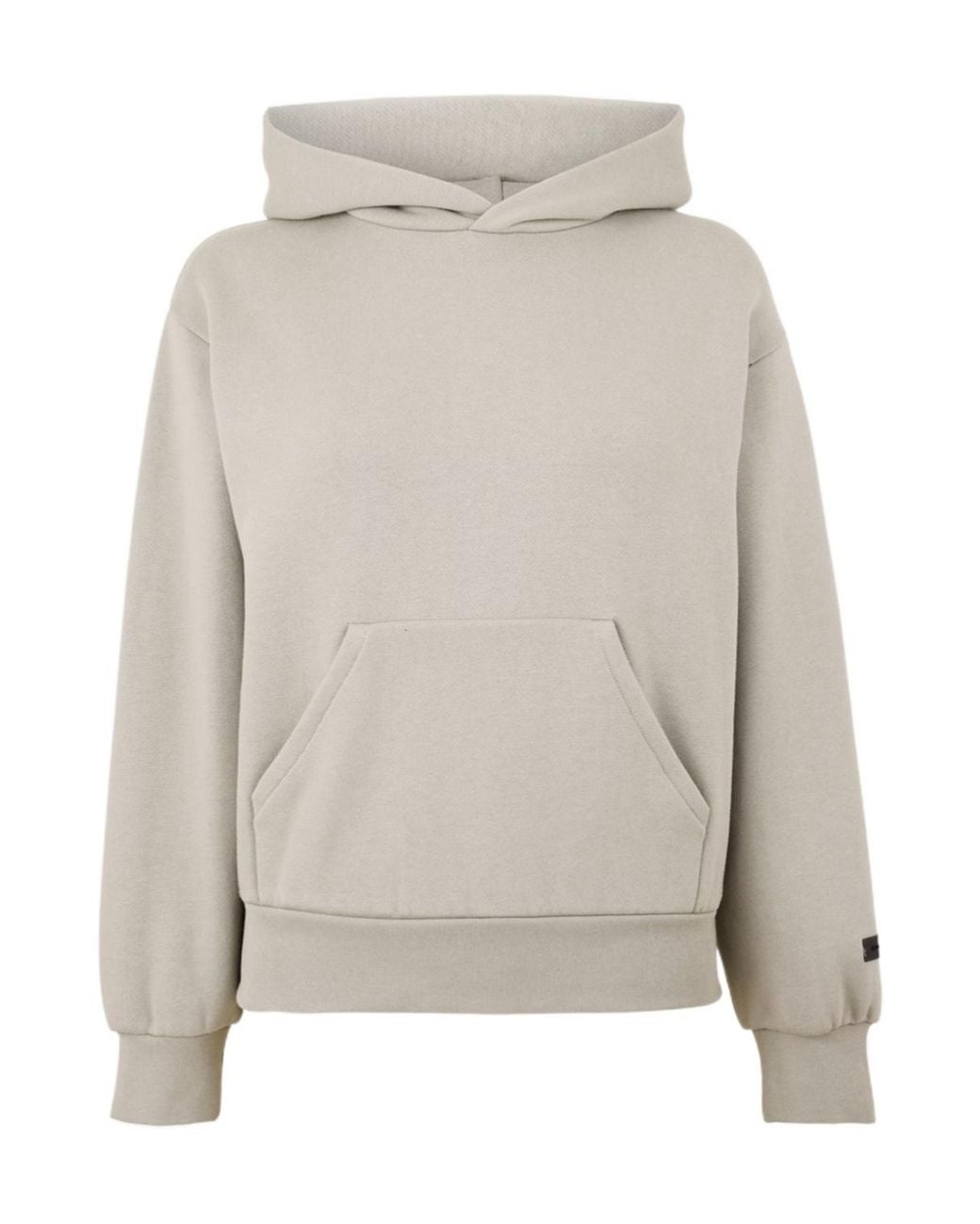 Fear Of God Gray Logo Hooded Sweatshirt