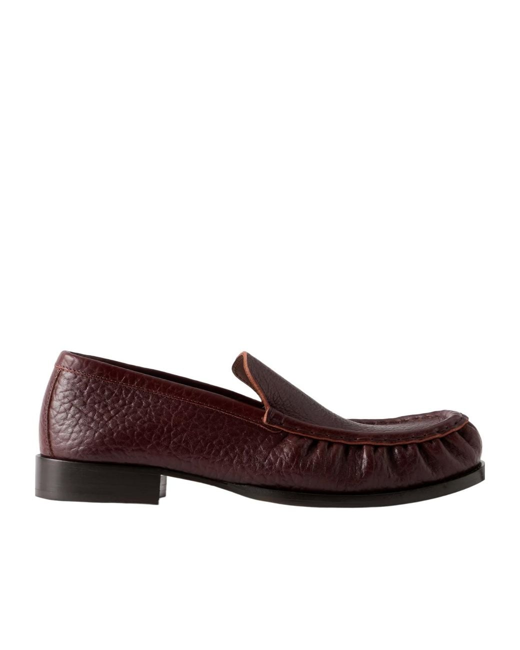 Dries Van Noten Brown Leather Loafers